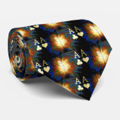 爆発のエースのトランプのポーカーのタイ ネクタイ (ロール)