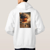 爆発のダイナミクスを探索するアートとハディ パーカ (裏面)