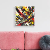 爆発エネルギー キャンバスプリント (インサイチュ (リビング))