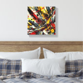 爆発エネルギー キャンバスプリント (インサイチュ (寝室))