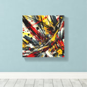 爆発エネルギー キャンバスプリント (インサイチュ (ウッドフロア))