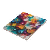 爆発カラフルアルコールインク タイル (側面)