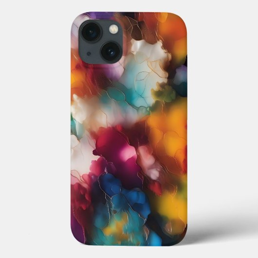 爆発カラフルアルコールインク Case-Mate iPhoneケース (裏面)