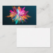 爆発カラフル名刺 名刺 (正面/裏面)