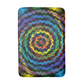 爆発カラフル音 バスマット (正面縦)