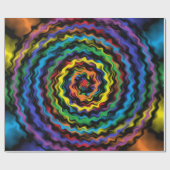 爆発カラフル音 ラッピングペーパー (フラット)