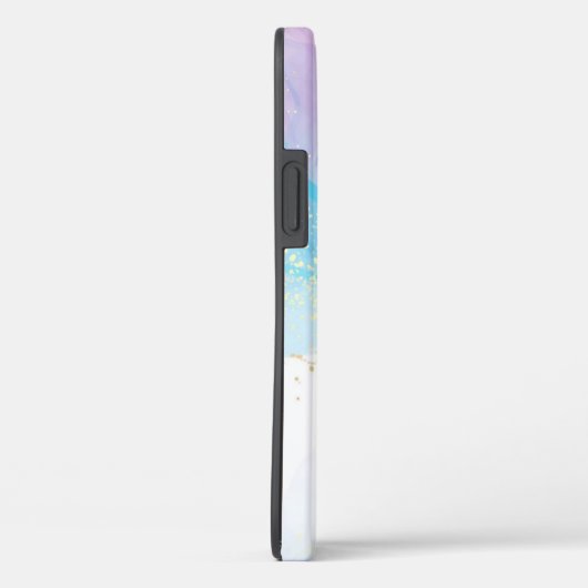 爆発パステルと金ゴールドデザイン電話ケース Case-Mate iPhoneケース (裏面 / 右)