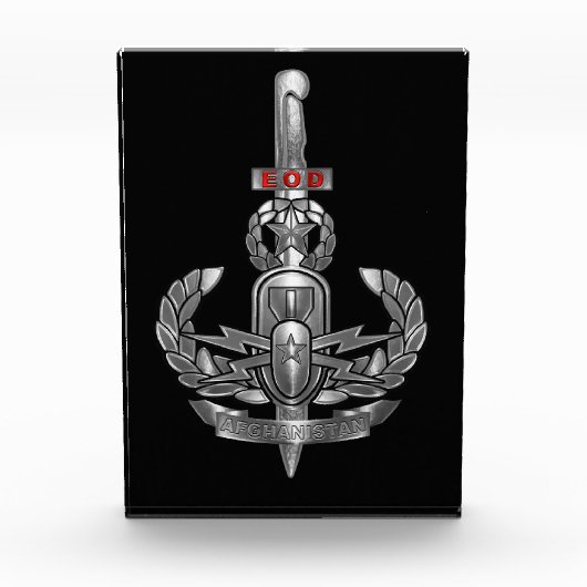 爆発兵器廃棄アフガニスタン退役軍人 フォトブロック (正面)