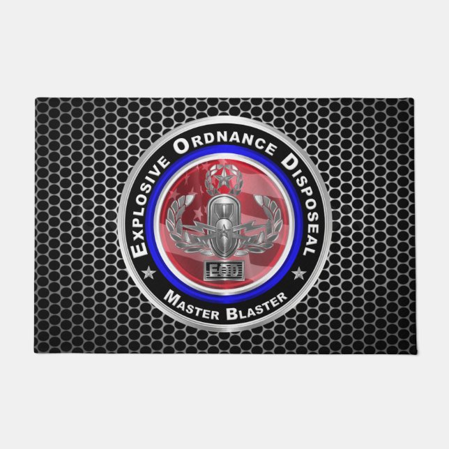 爆発兵器廃棄(EOD)  ドアマット (正面)