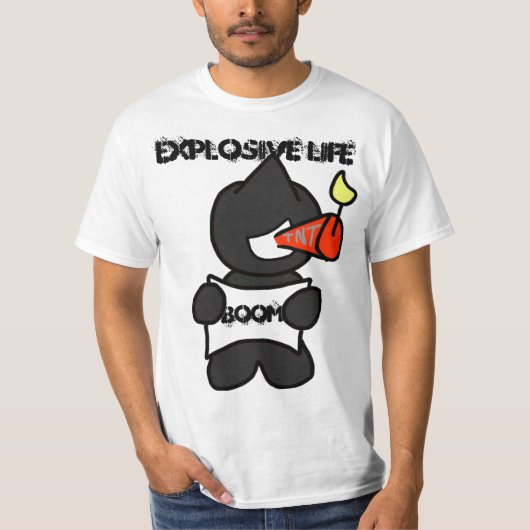 爆発性の生命 Tシャツ (正面)