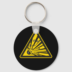 爆発性の警告のKeychain キーホルダー
