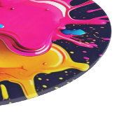 爆発性カラスプラッシュアート カッティングボード (角)