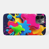 爆発性カラスプラッシュアート Case-Mate iPhoneケース (裏面(横))