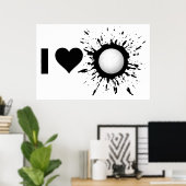 爆発性I大好きバレーボール1 ポスター (ホームオフィス)