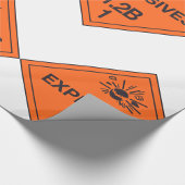 爆発物標識 ラッピングペーパー