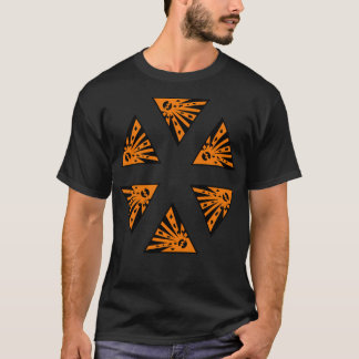 爆発物警告標識。 Tシャツ