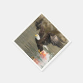 爆発的なハゲのワシ スタンダードカクテルナプキン (角)