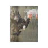 爆発的なハゲのワシ ノートパッド (回転)