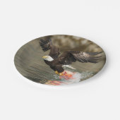 爆発的なハゲのワシ ペーパープレート (アングル)