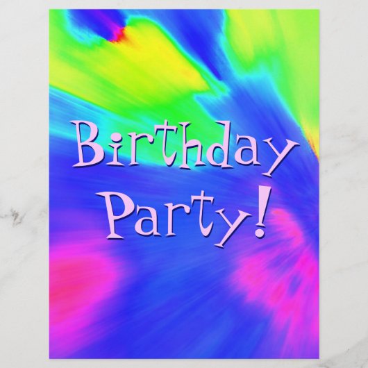 爆発的なバースデーパーティーII チラシ (正面)