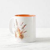 爆発的な攻撃ボーリング ツートーンマグカップ (正面左)