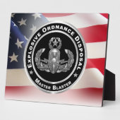 爆発的な武器処分(EOD) フォトプラーク (側面)