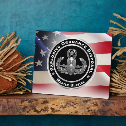 爆発的な武器処分(EOD) フォトプラーク (側面)