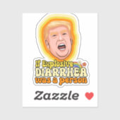 爆発的もしな下痢が人だった シール (シート)