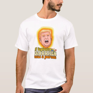 爆発的もしな下痢が人だった Tシャツ