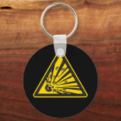 爆発警告のキーチェーン キーホルダー (正面)