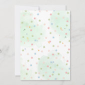 爆発音の恐竜の誕生日パーティーの招待状 招待状 (裏面)