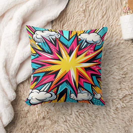 爆発 クッション (ブランケット)