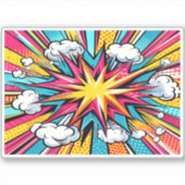 爆発 シール (正面)