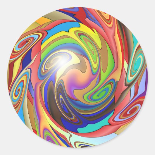 爆発 ラウンドシール (正面)