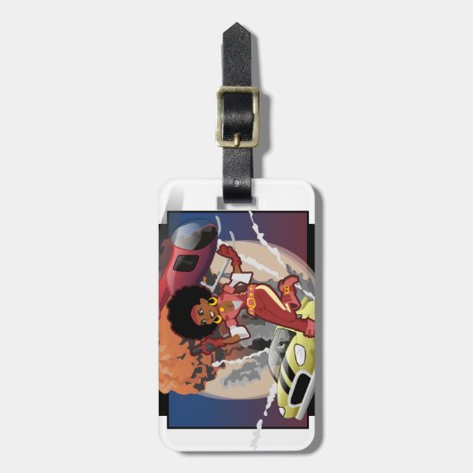 爆破スパイ ラゲッジタグ (正面縦)