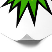 爆破バスケットボール ポスター (角)