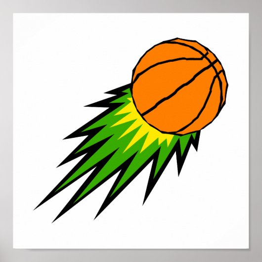 爆破バスケットボール ポスター (正面)
