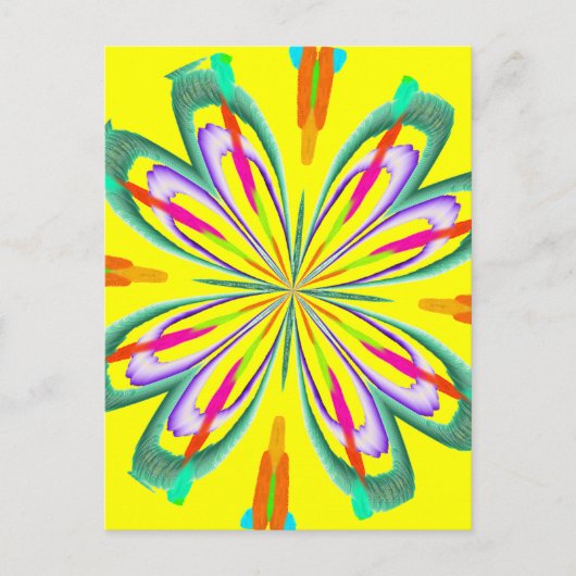 爆破抽象芸術 ポストカード (正面)