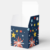 爆竹と星カラフルの夜空 フェイバーボックス (オープン)
