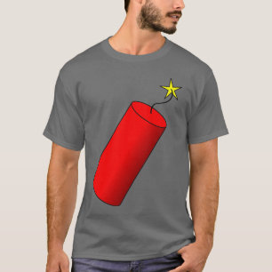 爆竹のワイシャツ Tシャツ