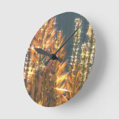 爆竹を回す ラウンド壁時計 (傾斜)