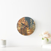 爆竹を回す ラウンド壁時計 (ホーム)