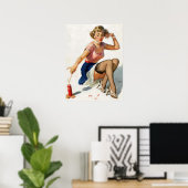 爆竹ピン留め ポスター (ホームオフィス)