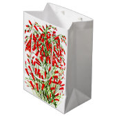 爆竹プリント ミディアムペーパーバッグ (正面アングル)