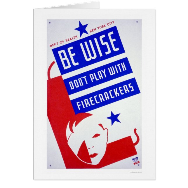 爆竹危ない1936 WPA (正面)