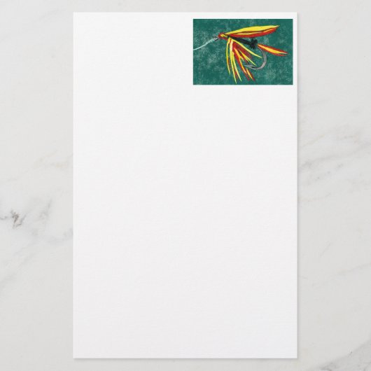 「爆竹」ぬれたフライ文房具 便箋 (正面)