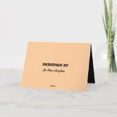 爆竹、ハッピーバースデーカード カード (裏面)