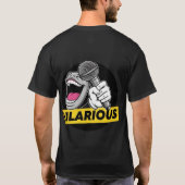 爆笑コメディ Tシャツ (裏面)