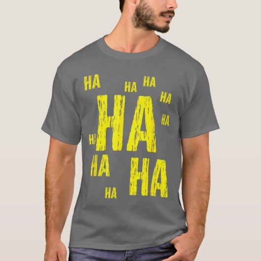 爆笑!面白いコミックジョーク少年 Tシャツ (正面)