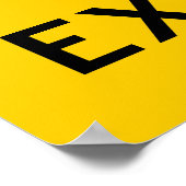 爆薬警告のポスター ポスター (角)